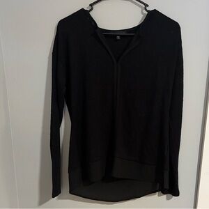 Sanctuary Soft Rayon Black Elevated Basic Soft Women's Blouse